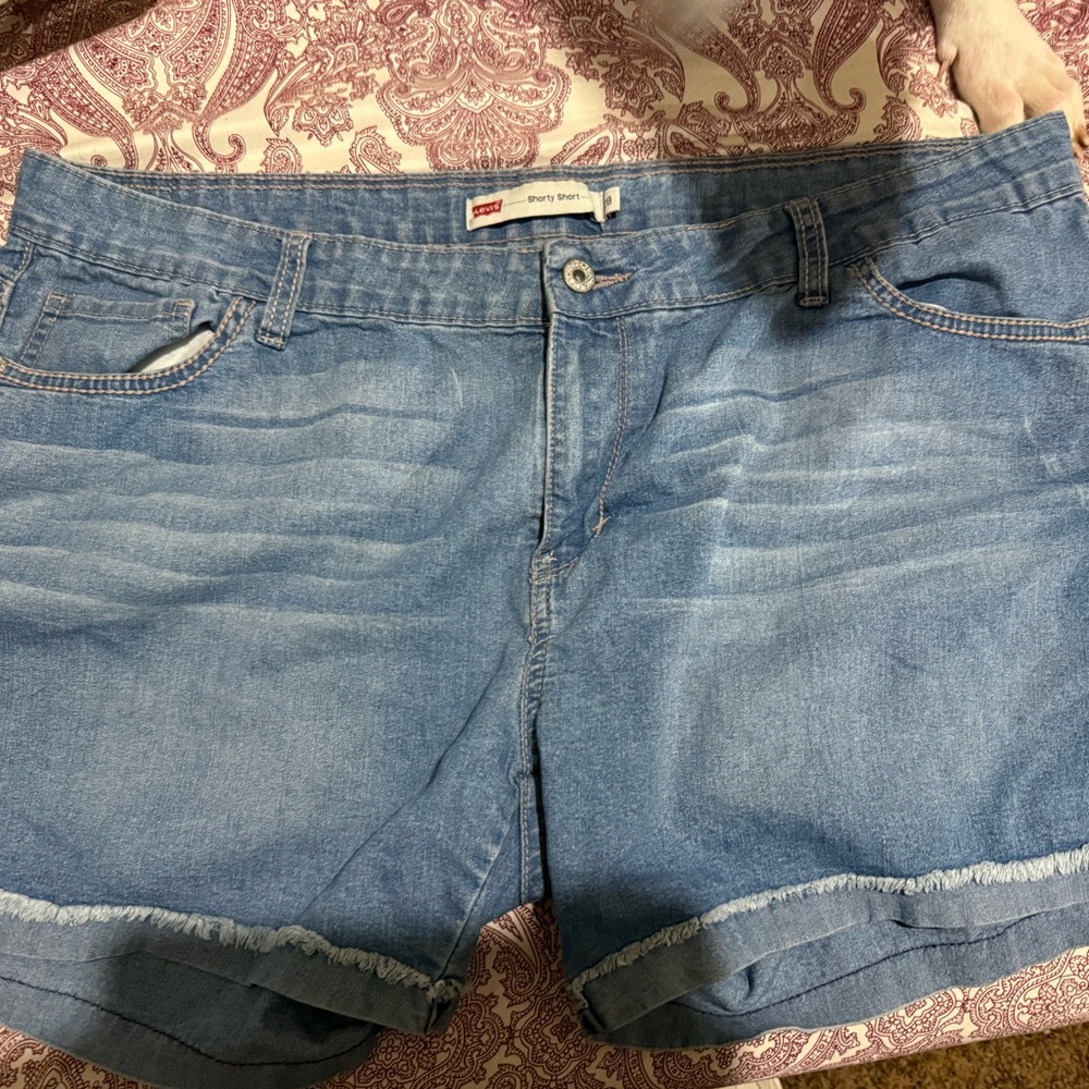 Levi's Women's Light Blue Jean Shorts
